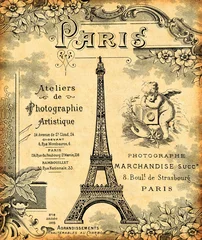 Fotobehang Paris 1900 © lynea