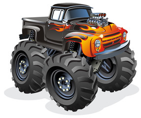 Vector Cartoon Monster Truck © Mechanik