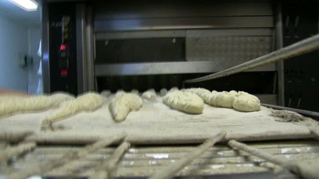 enfourner les baguettes