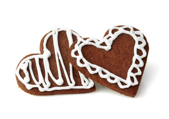 Gingerbread hearts