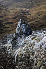 Views from Snowdon the highest mountain in England and Wales