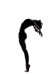 Obraz na płótnie Canvas bodypainted tancerz