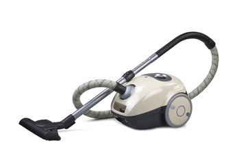 Vacuum cleaner isolated on the white background (CLIPPING PATH)