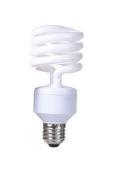 energy saver bulb, isolated on white background