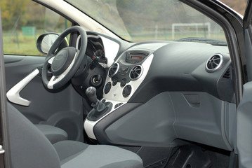 modern car interior