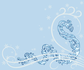 Snake year, New Year card with Chinese zodiac symbol 2013
