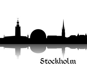 Silhouette of Stockholm - 46974850