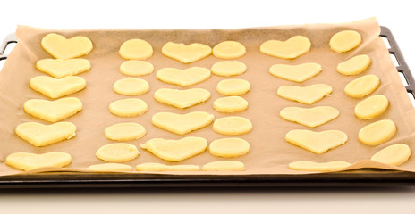 Baking cookies for christmas