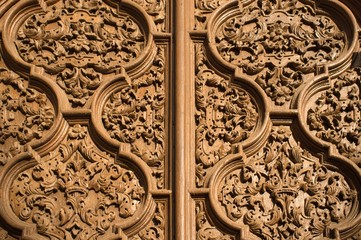 Old architecture detail close-up