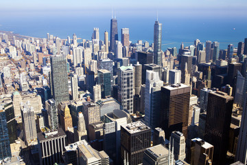 Chicago Downtown (Aerial View)
