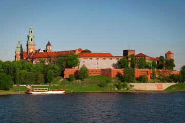 Fototapeta na wymiar Zamek Królewski na Wawelu.