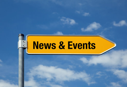Pfeil mit blauem Himmel NEWS & EVENTS
