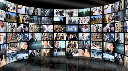 Montage Wall Multiple Panels Business People - Powered by Adobe