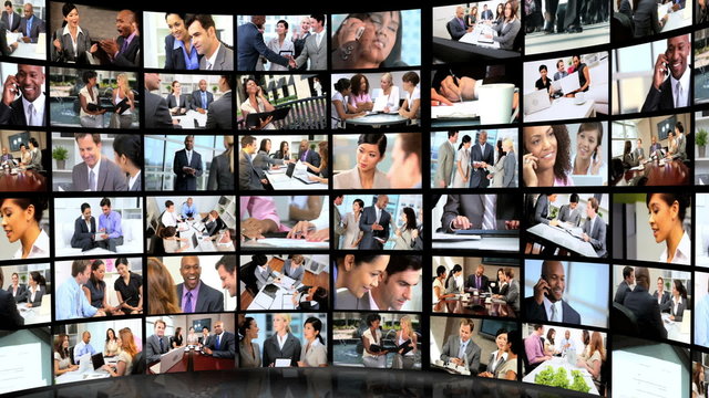Montage 3D Young Business People