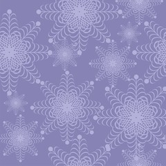 christmass and new year background with snowflakes