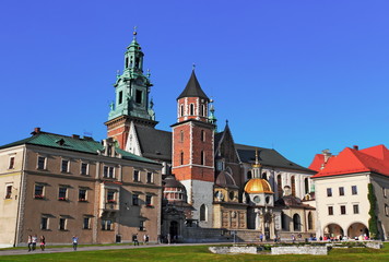 Fototapeta na wymiar Katedra w Krakowie