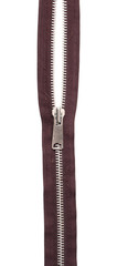 Brown zipper