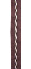 Brown zipper