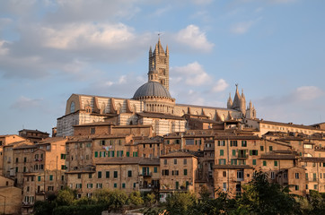 Fototapeta premium Panorama of Siena Tuscany, Italy