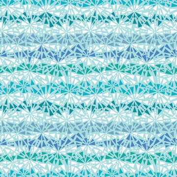 Vector Abstract ice chrystals texture seamless pattern