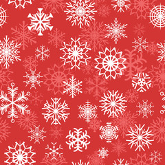background with snowflakes - seamless