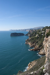 Fototapeta premium Javea coast from Cape Nao