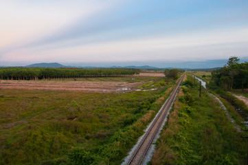 Fototapeta premium railroad track