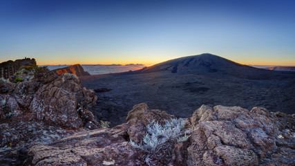 Aube au Piton de la Fournaise - Réunion