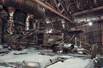 Fotobehang verlaten fabriek © vlntn