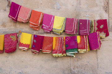 saree, traditional costume , Jodhpur, Rajasthan, India