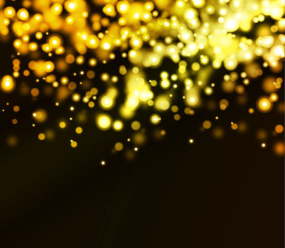 Gold holiday background