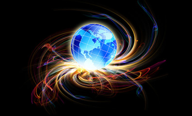 Innovative internet. Connect concept