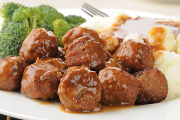 Meatballs closeup