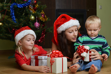 children with mother