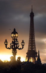 Fototapeta na wymiar Paris City of Light