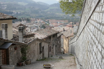 Fossombrone Country Town in Marche Italy Paese tipico rurale