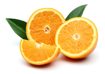 Half Orange and Slice Orange