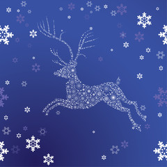 Obraz na płótnie Canvas Boże Narodzenie jelenia