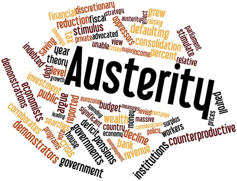 Word cloud for Austerity