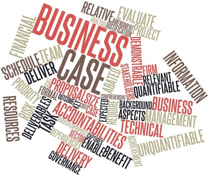 Word cloud for Business case
