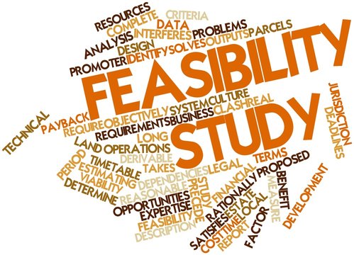 Word cloud for Feasibility study