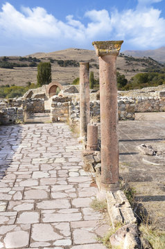 Antique ruins, landmark, Macedonia