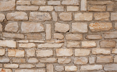 Texture of a stone wall