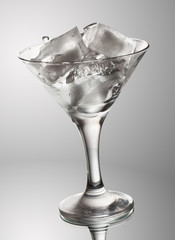 ice in a glass
