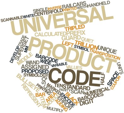 Word cloud for Universal Product Code