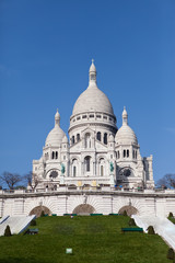 Fototapeta na wymiar Bazylika Sacre-Coeur, Montmartre. Paryż