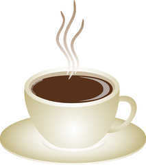 Fresh aromatic coffee.