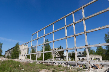 Fototapeta premium abandoned city