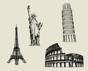 Obraz premium Sketch Landmark