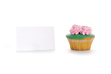 Cup Cake on white background